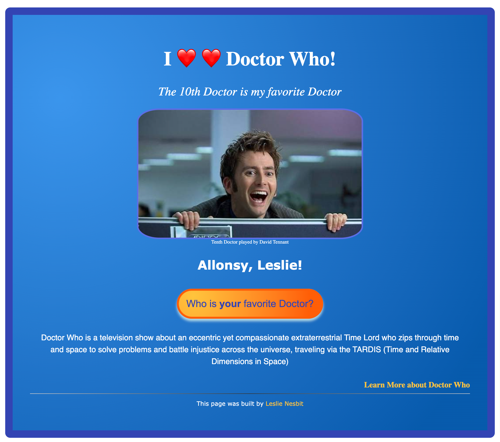 Doctor Who Screenshot
